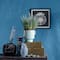 Hello Honey® 6.5" Black & White Stoneware Vase with Hand-Painted Intersecting Lines